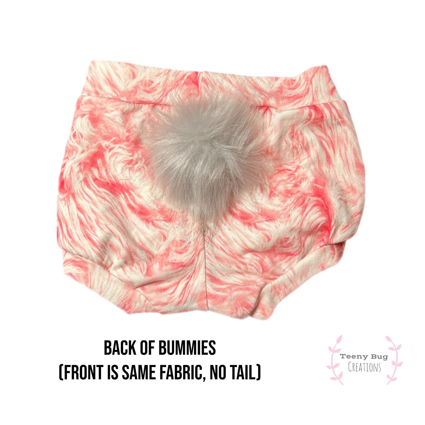 RTS Pink Bunny Tail Bummies