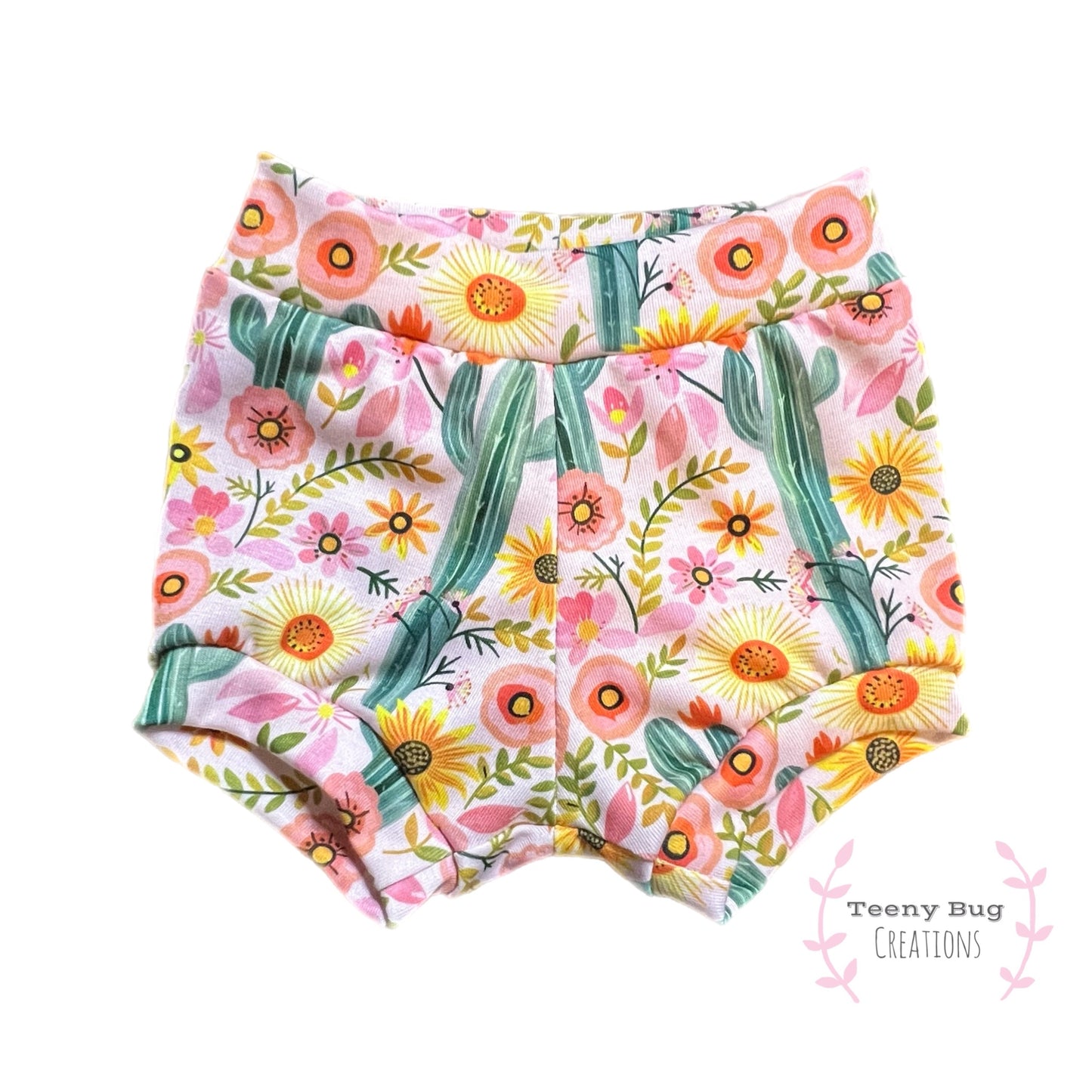 Floral Cactus Bummies