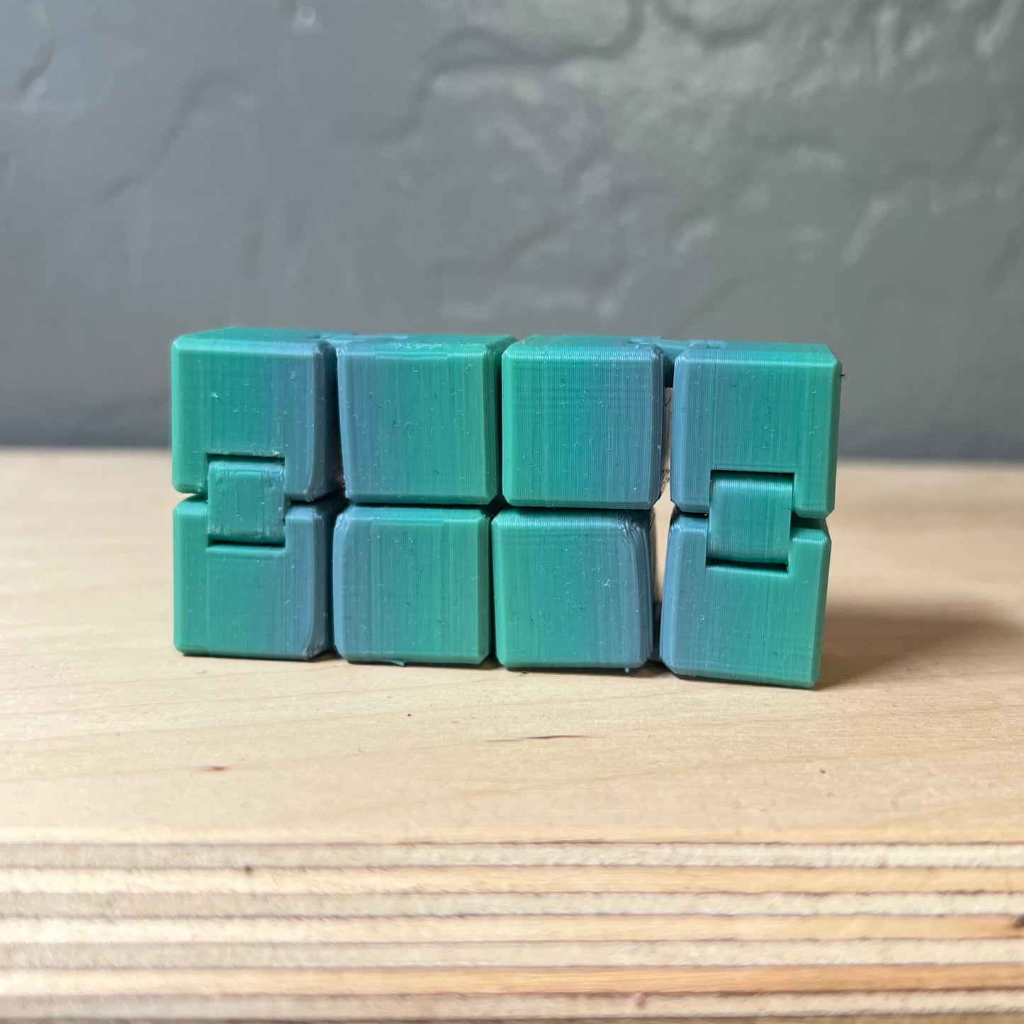 Teal/Blue Fidget 3D