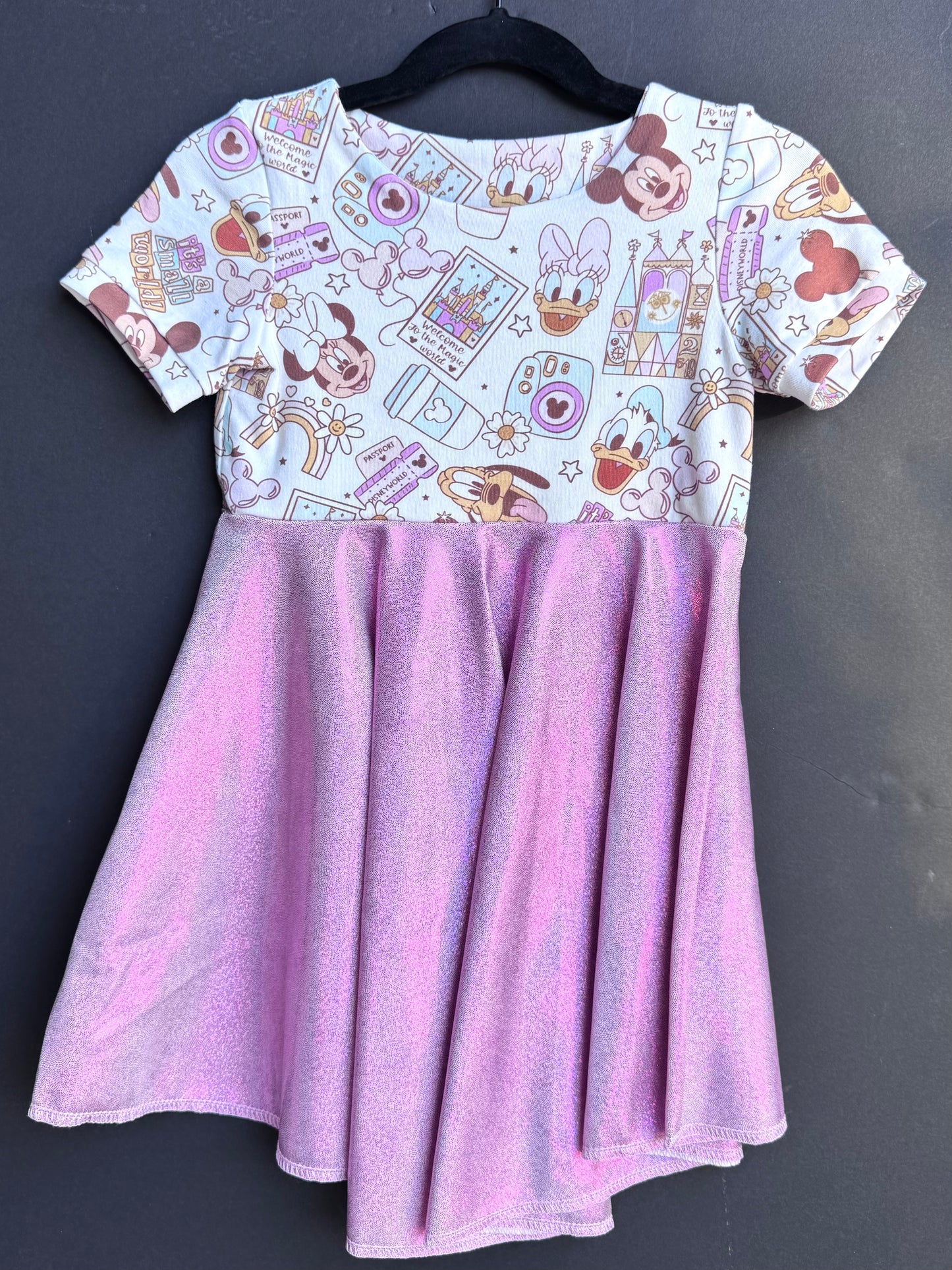 RTS Pink Park Twirl Dress