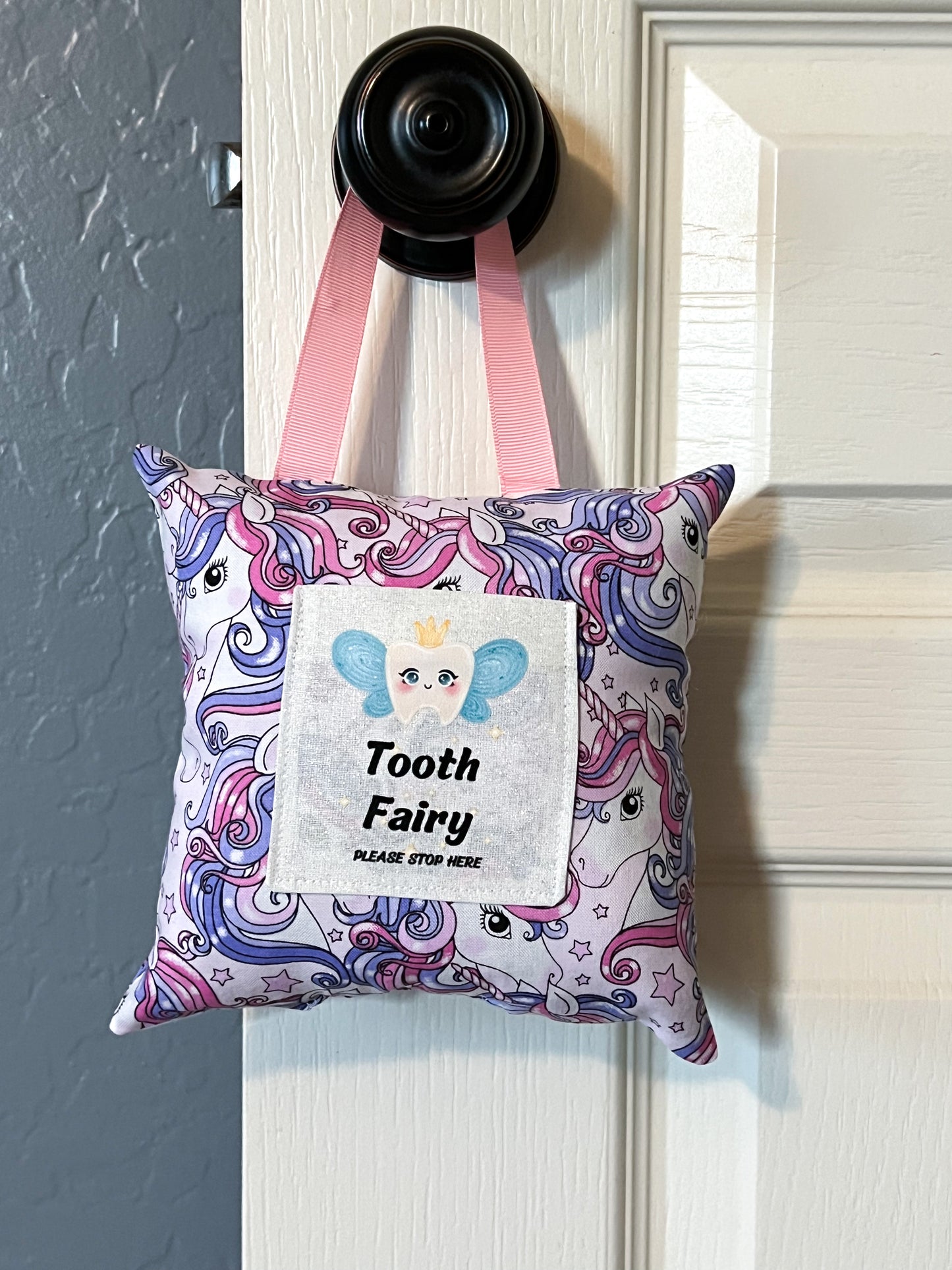 Unicorn Tooth Fairy Pillow