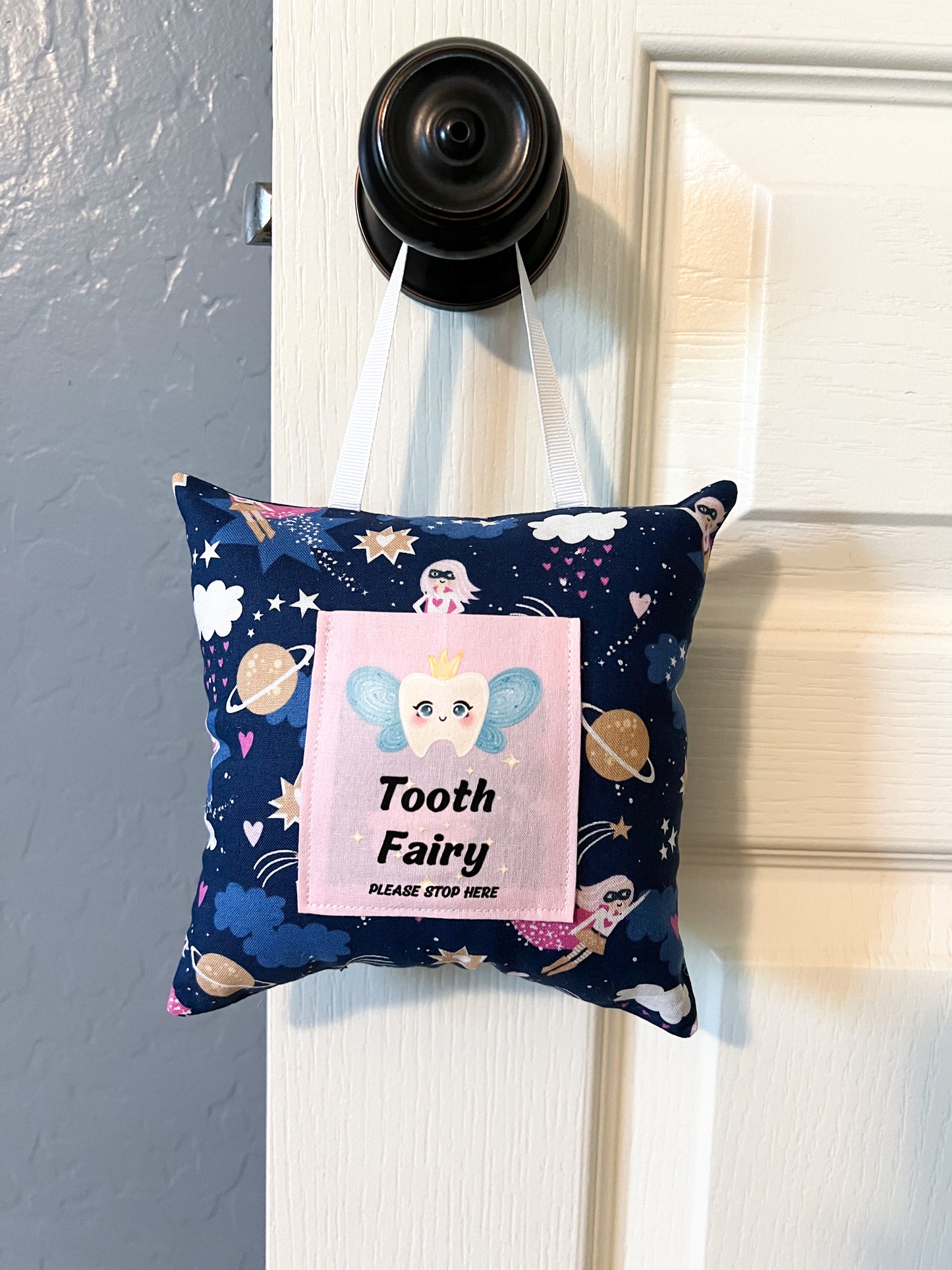 Super Girl Tooth Fairy Pillow