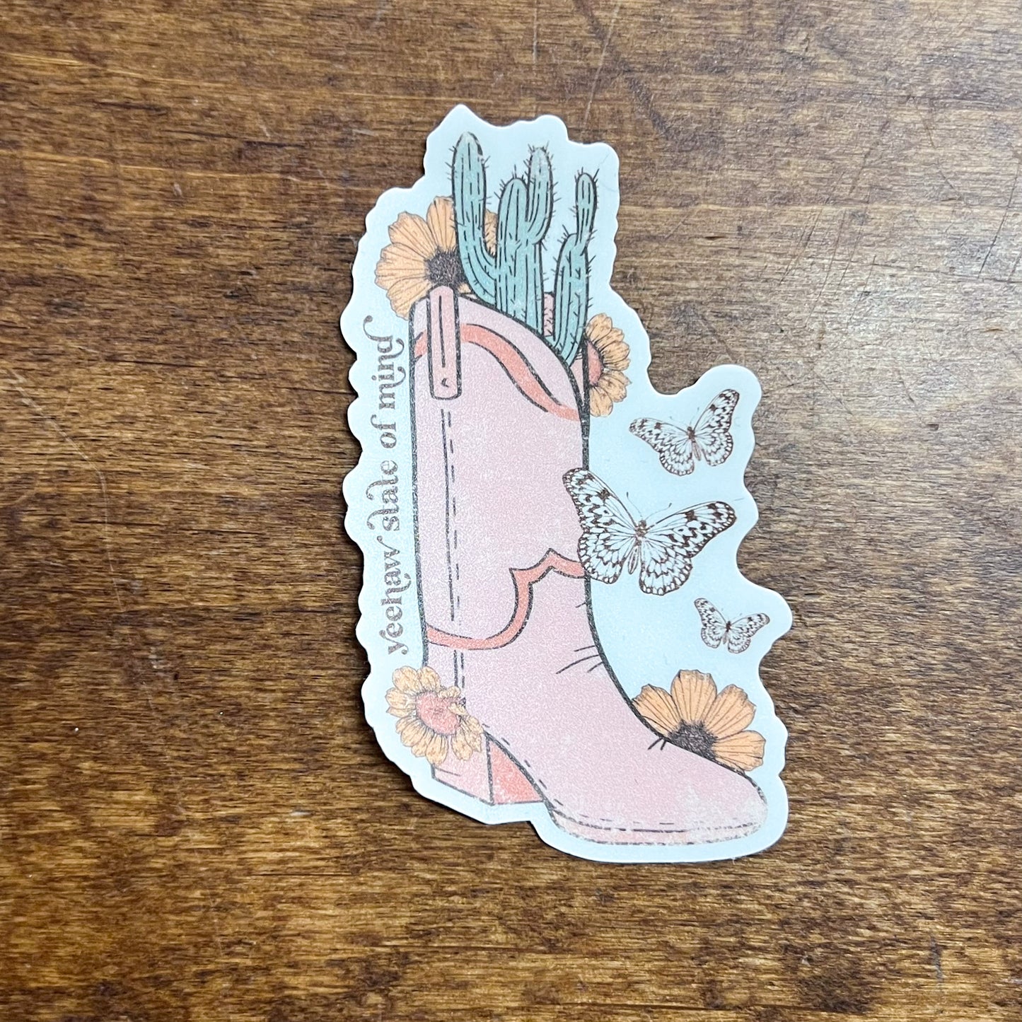 Yeehaw State of Mind Sticker