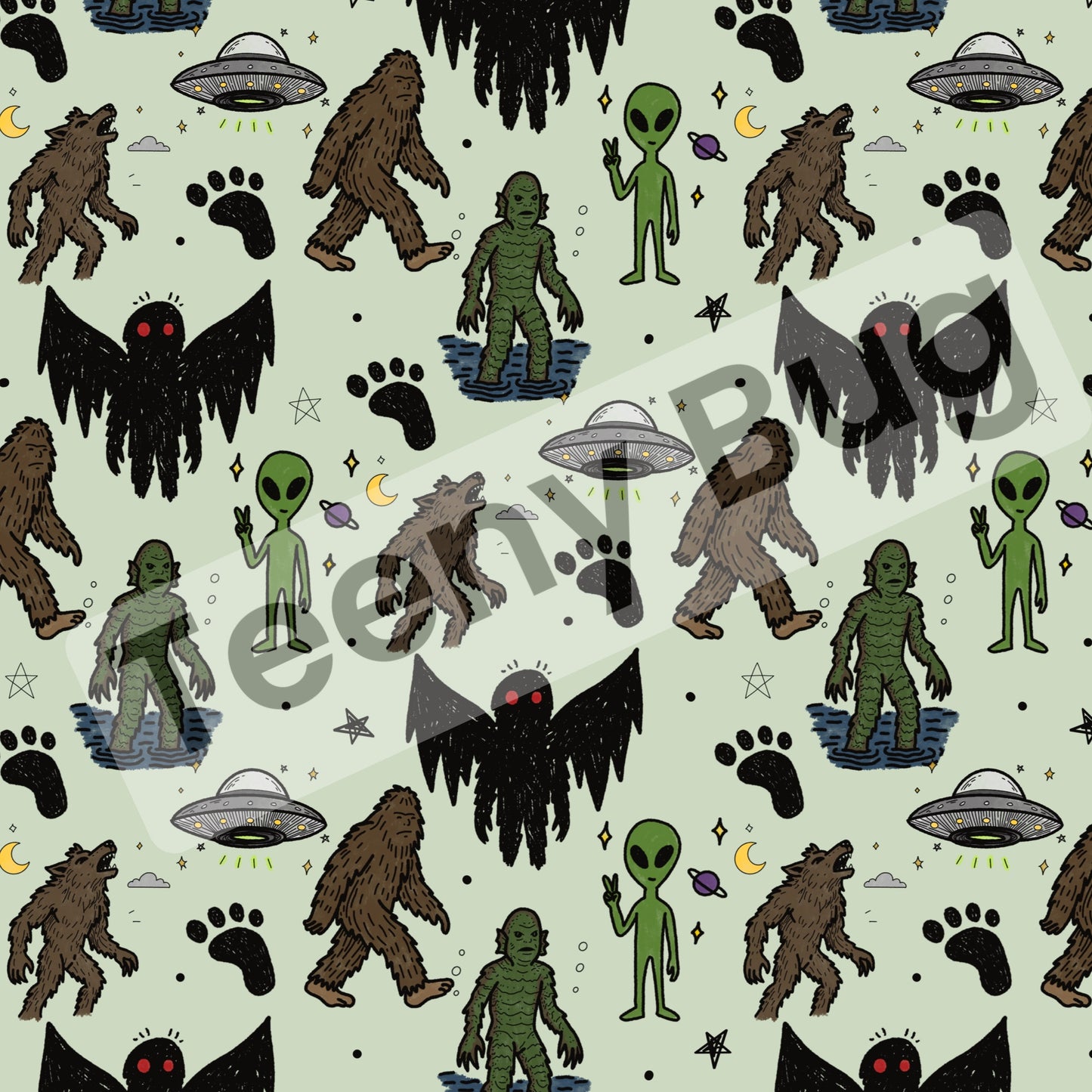 Cryptid Pullover Top (short or long sleeves) PREORDER