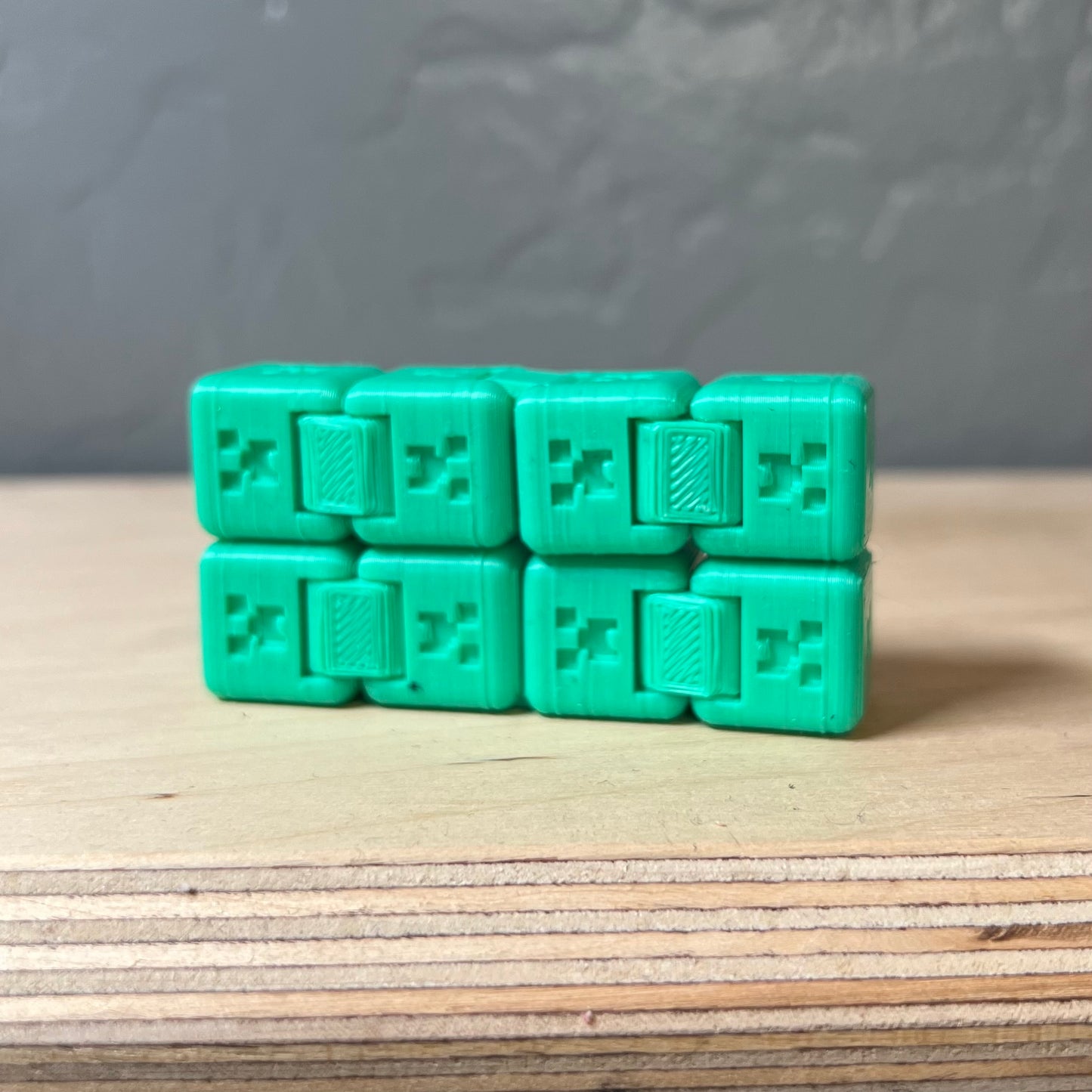 Teal Fidget 3D