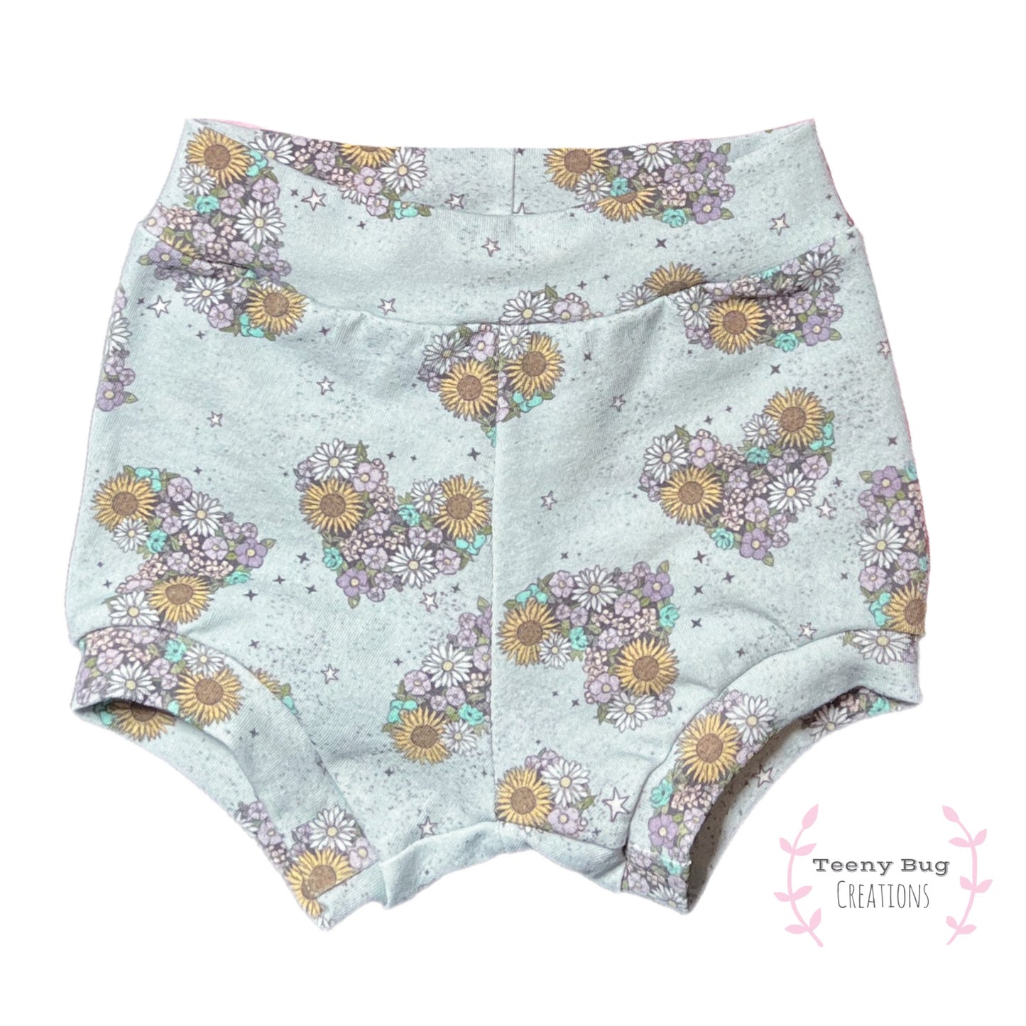 Mama’s Girl Floral Heart Bummies