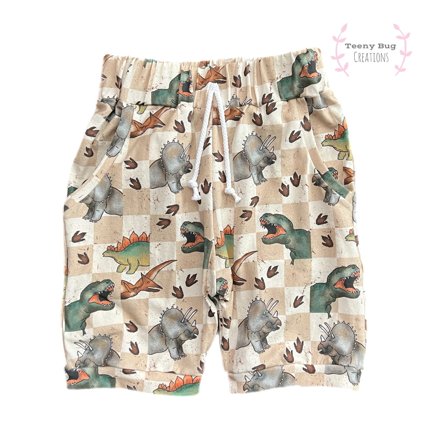 RTS Dinosaur Checkers Pocket Shorts