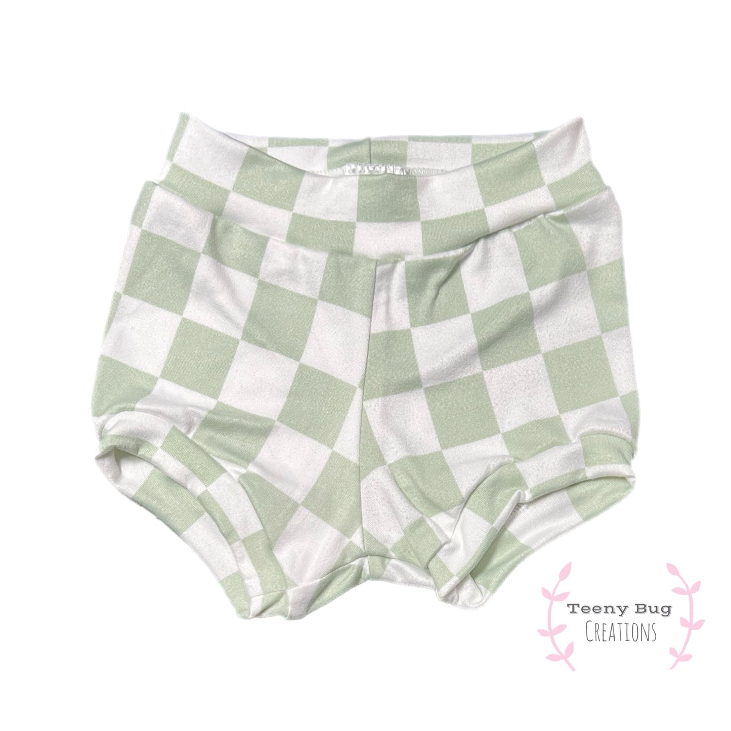 Mint Checker Bummies
