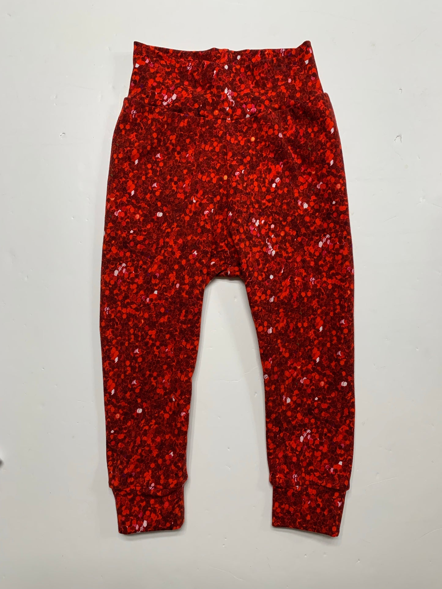 RTS Red Glitter Leggings