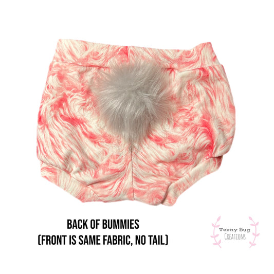 RTS Pink Bunny Tail Bummies