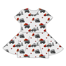 Load image into Gallery viewer, Valentine Preorder PREORDER Peplum/Twirl Dress