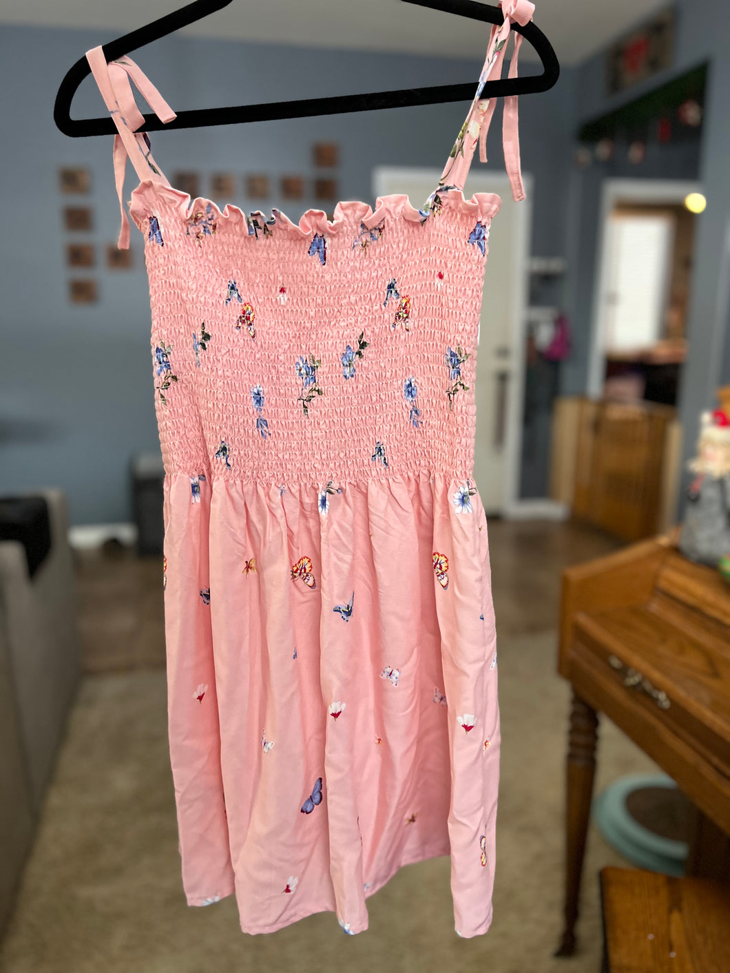 RTS Butterfly Smocked Dress