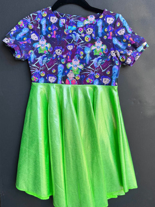 RTS Coraline Green Twirl Dress