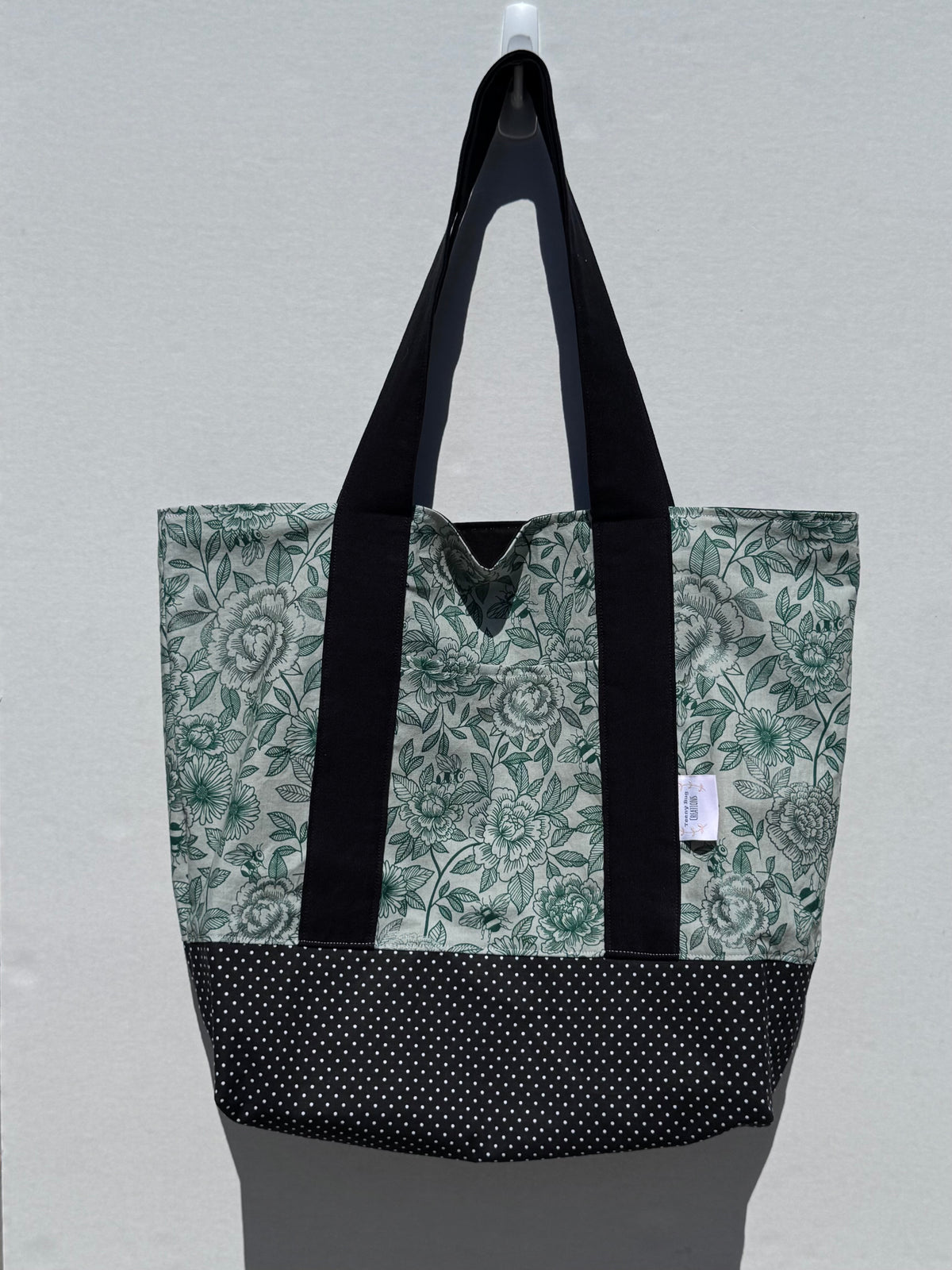 Bees and Flowers Tote Bag