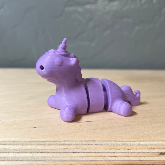 Purple Unicorn 3D