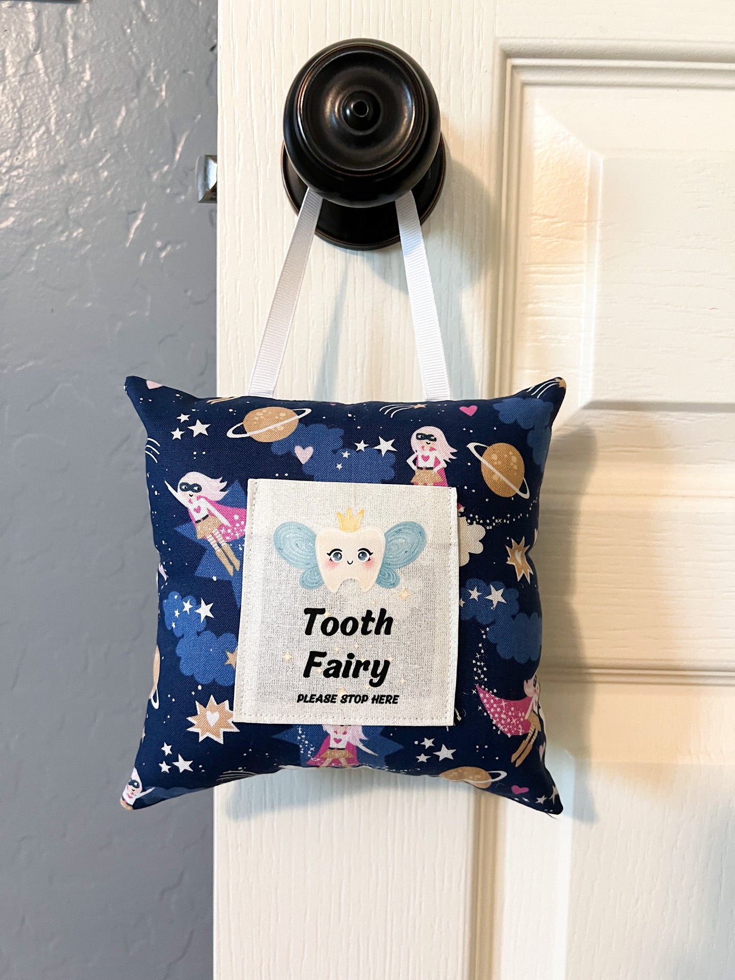 Super Girl Tooth Fairy Pillow