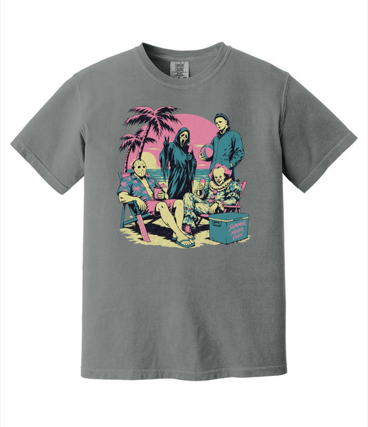 Summer Beach Gang Adult Tee