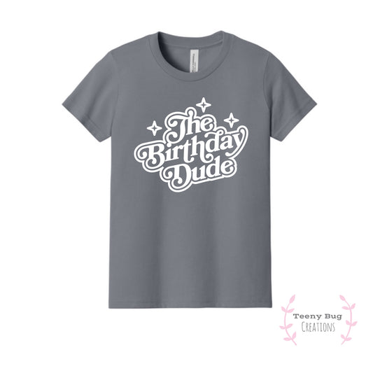 RTS Gray Birthday Kid Tee