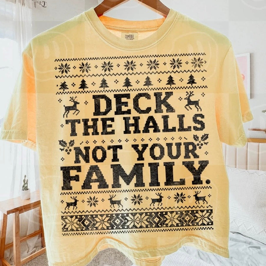 Deck the Halls Adult Tee or Sweatshirt
