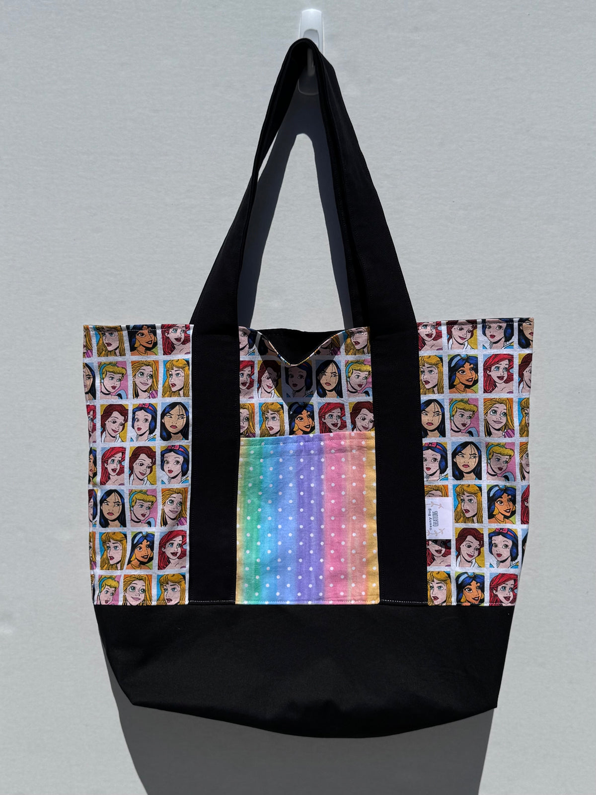Princess Squares Tote Bag