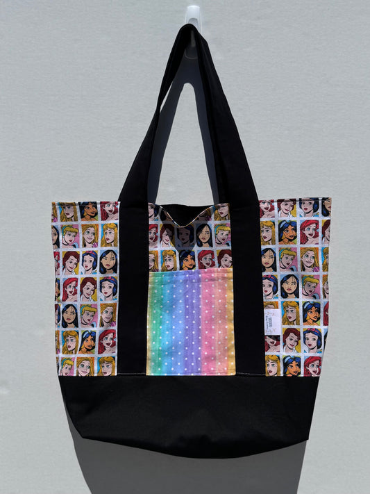 Princess Squares Tote Bag