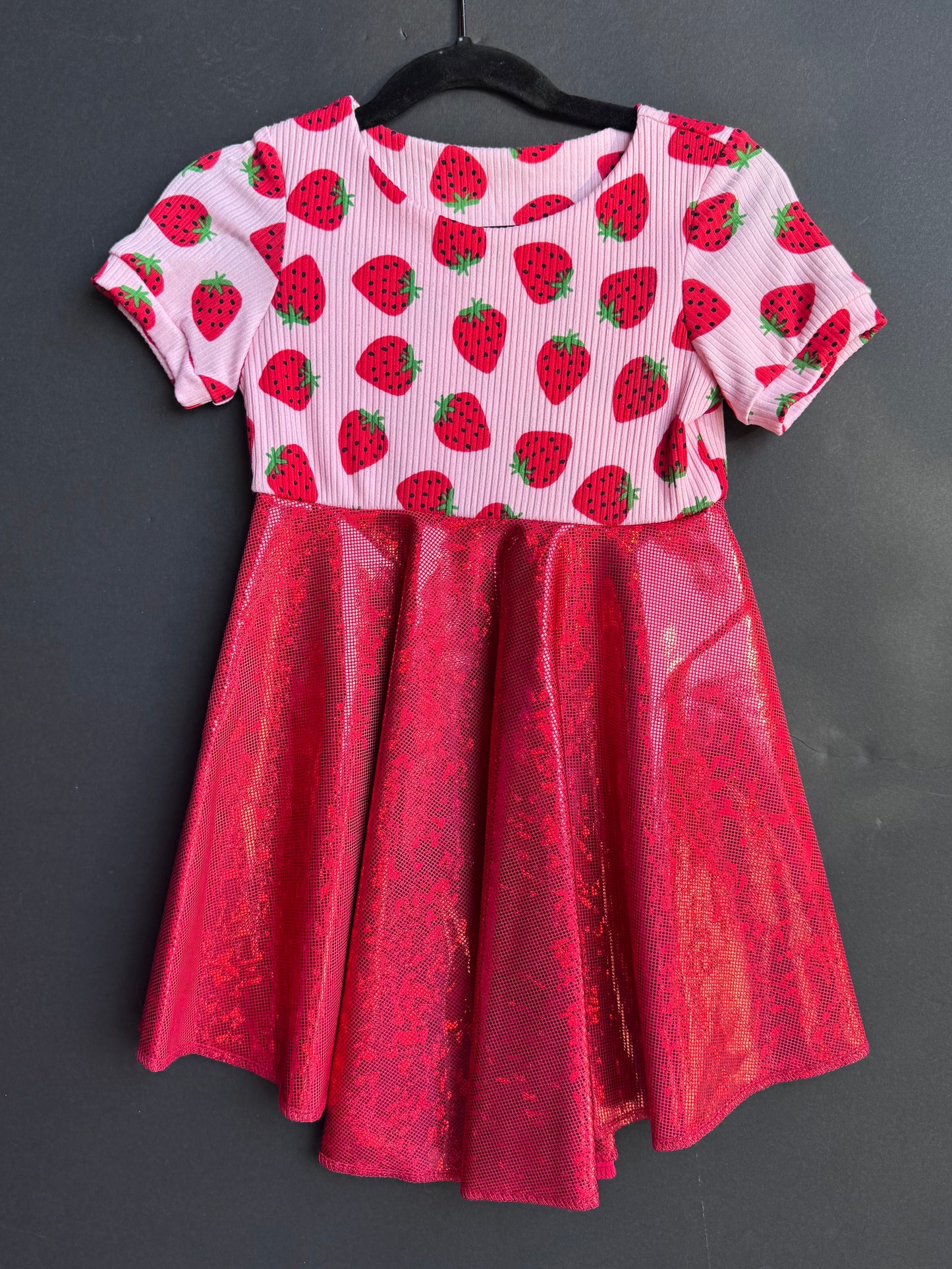 RTS Strawberry Twirl Dress