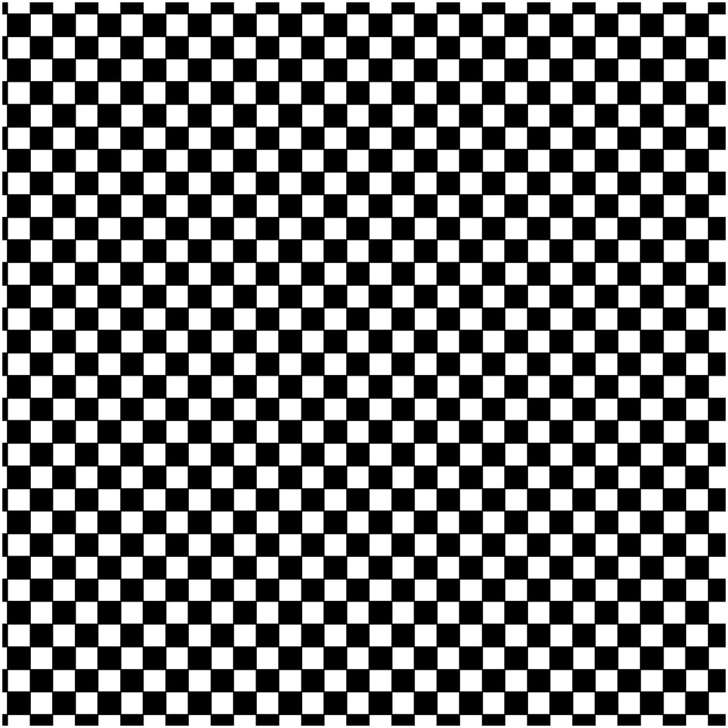 Black and White Checker Crib Shoes