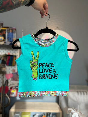 RTS Turquoise Zombie Tank (crop length)