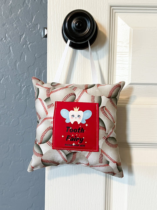 Baseball Tooth Fairy Pillow