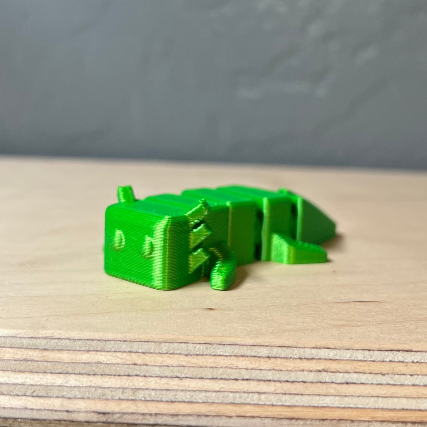 Green Axolotl 3D