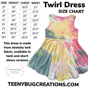 RTS Hanukkah Twirl Dress