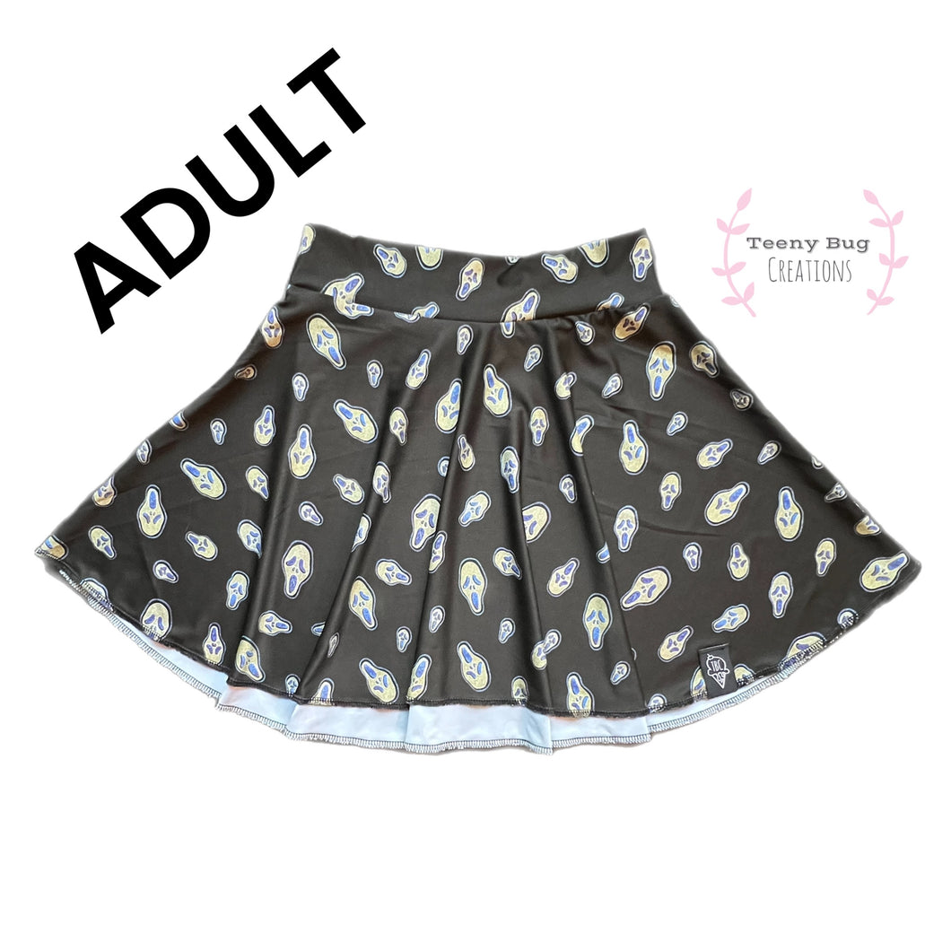 *ADULT* Halloween Ghost Skater Skirt