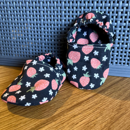 Strawberry Crib Shoes