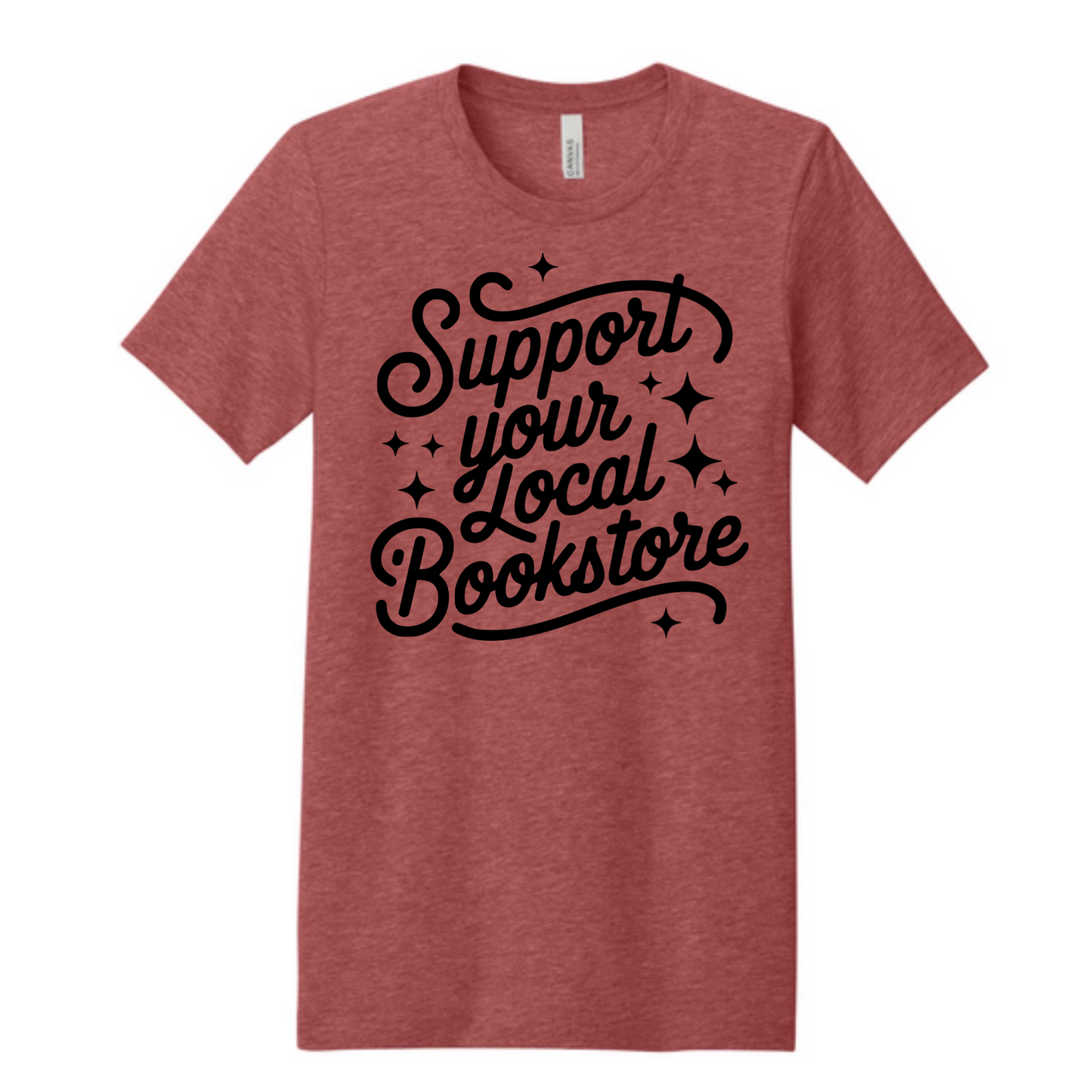 Support Your Local Bookstore Adult Tee