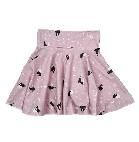 RTS Lavender Cat Twirl Skirt