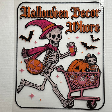 Halloween Decor Whore Adult Tee or Sweatshirt