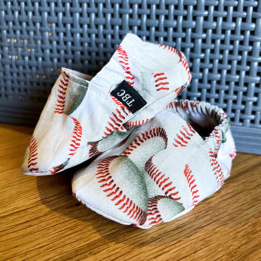 Baseball Crib Shoes