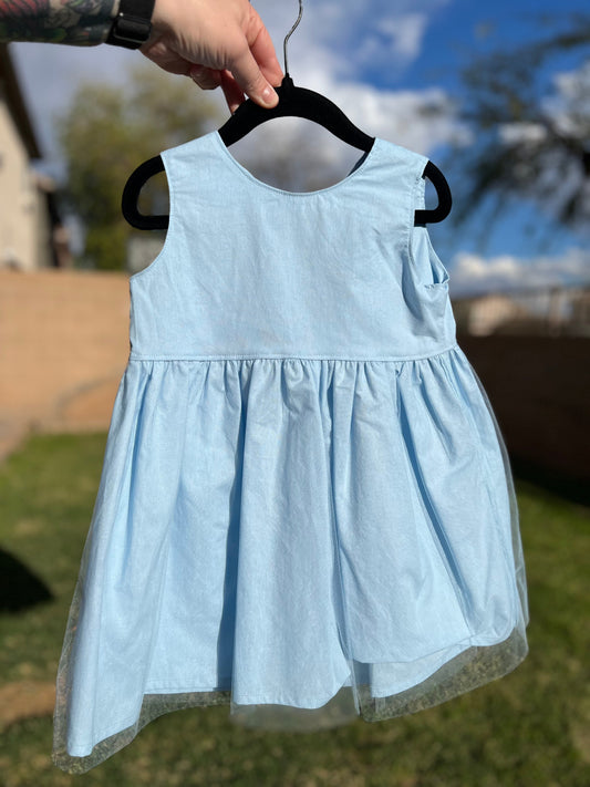 RTS Light Blue Dress w/ tulle