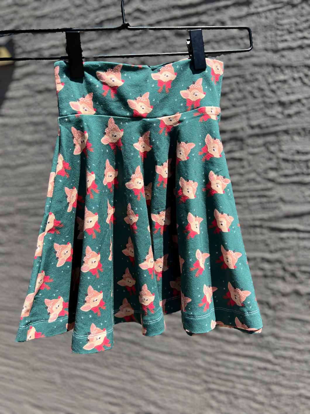 RTS Retro Deer Twirl Skirt