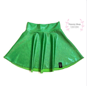 Candy Apple Green Skater or Twirl Skirt