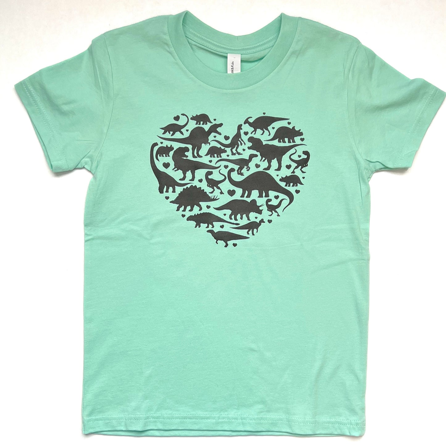 RTS Dino Love Mint Youth Tee