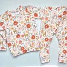 Load image into Gallery viewer, RTS Christmas Long Sleeve Ringer Top and Matching Bottom Set