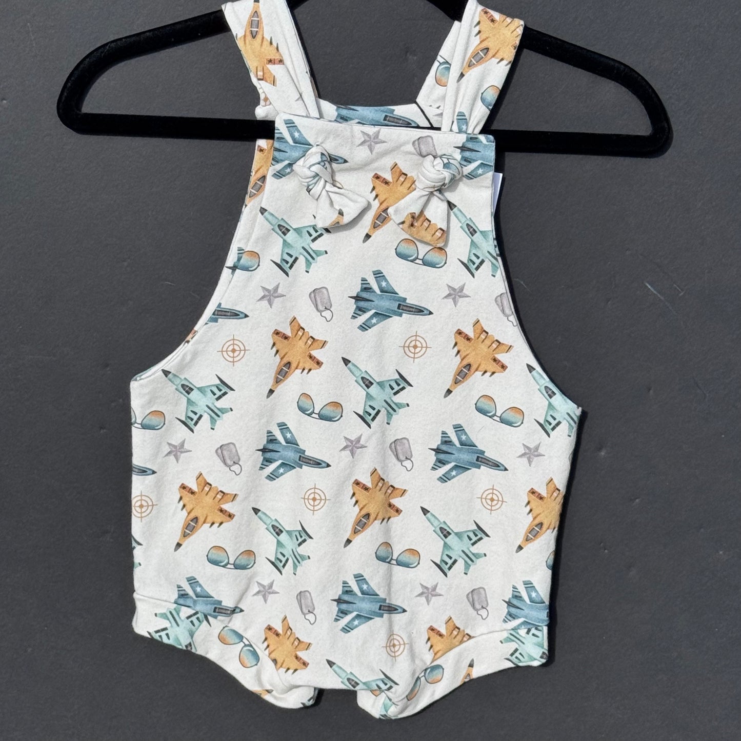 RTS Airplane Knotted Overalls