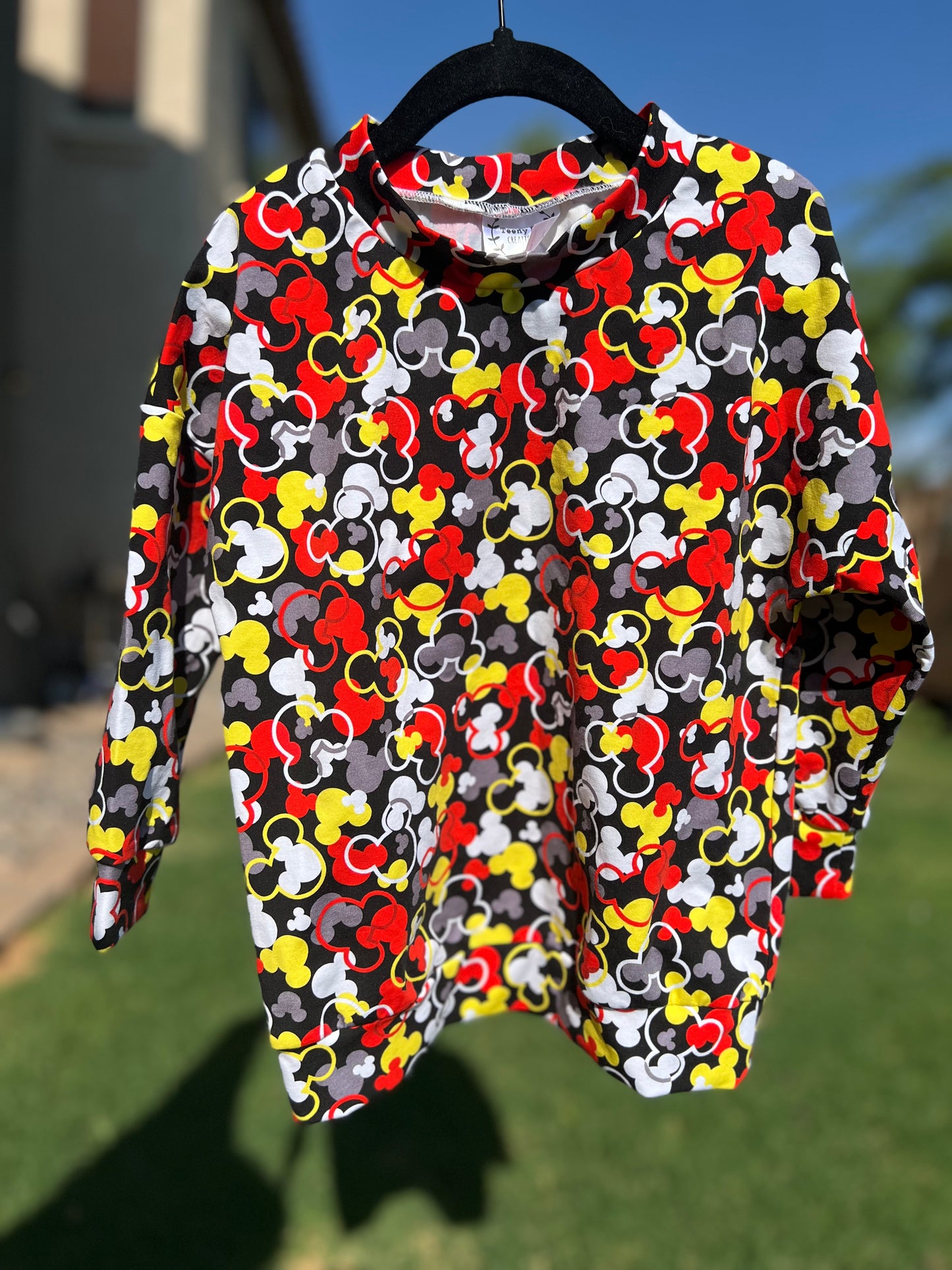RTS Mouse Confetti Long Sleeve Pullover