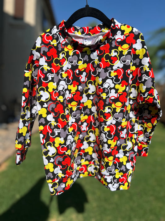 RTS Mouse Confetti Long Sleeve Pullover