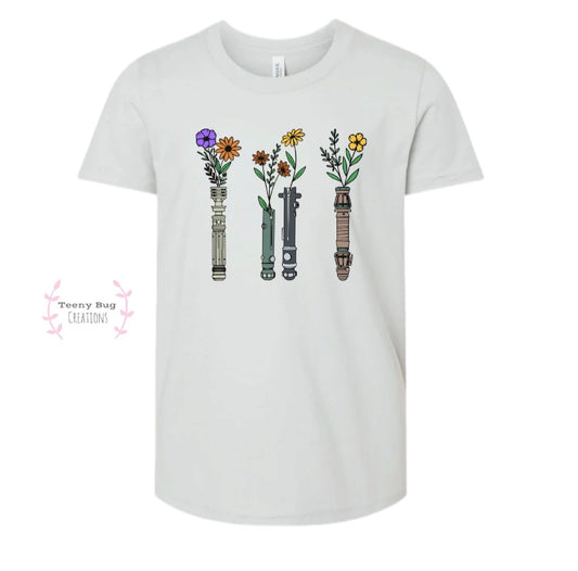 RTS Floral Sabers Adult Tee