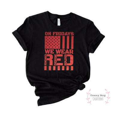 Fridays Wear Red Adult Tee