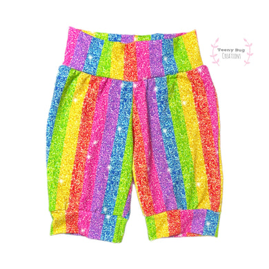 RTS Rainbow Stripes Knee Length Shorties