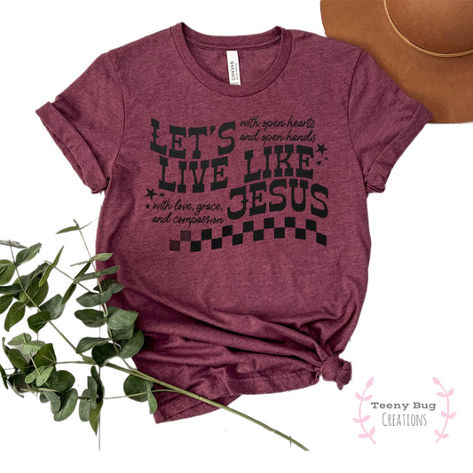 RTS Live Like Jesus Adult Tee