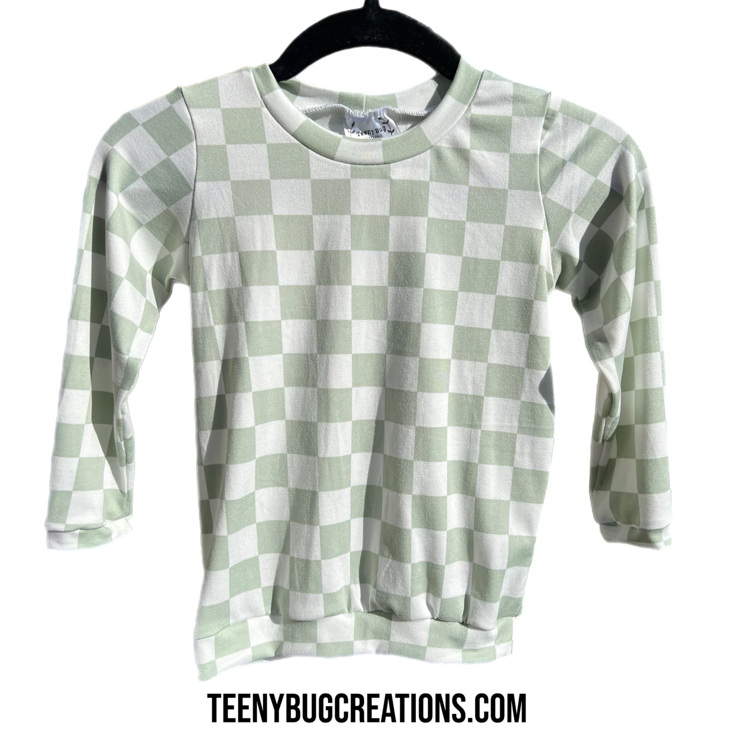 Checker Ringer or Pullover (short or long sleeves)